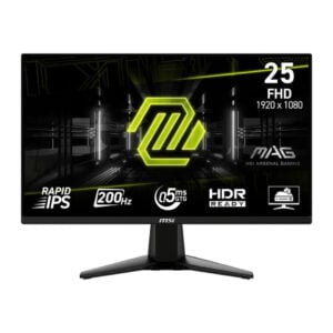 MSI MAG 255F E20 25" 25inch Full HD Gaming Monitor, 200Hz, 0.5ms with Speaker