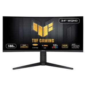 ASUS TUF 34” 34inch 2K (3440 x 1440), 180Hz, 1ms Curved Gaming Monitor | VG34VQL3A