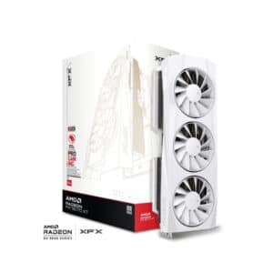 XFX Quicksilver AMD Radeon RX 9070 XT Gaming Edition Graphics Card White