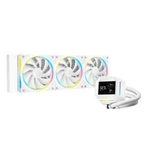 DeepCool LM360 CPU Water Cooler, 2.4" LCD IPS Display - White