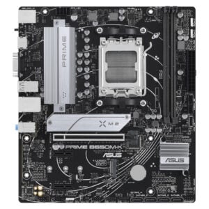 Alternative view of ASUS Prime B650M-K AMD Ryzen AM5 Micro-ATX Motherboard DDR5