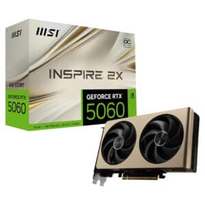 MSI GeForce RTX 5060 8G Inspire 2X OC - 8GB GDDR7 Graphics Card