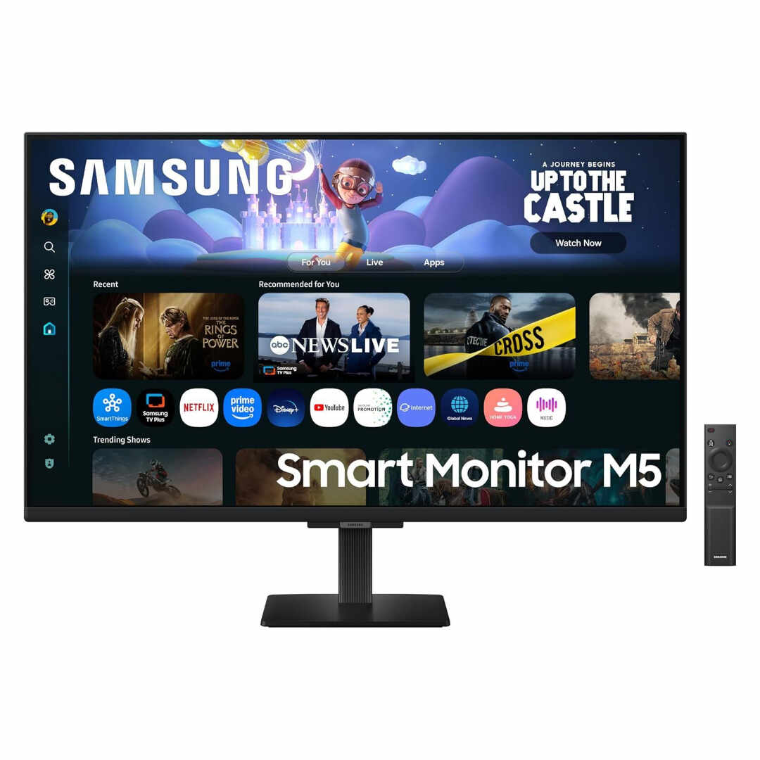 Samsung M5 27″ IPS Smart Monitor Full HD 60Hz – Black | LS27FM500EMXUE