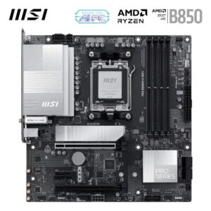 Alternative view of MSI PRO B850M-A AM5 DDR5 mATX WiFi Motheboard