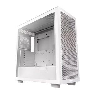 NZXT H7 Air Flow - ATX Mid-Tower PC Gaming Case - White