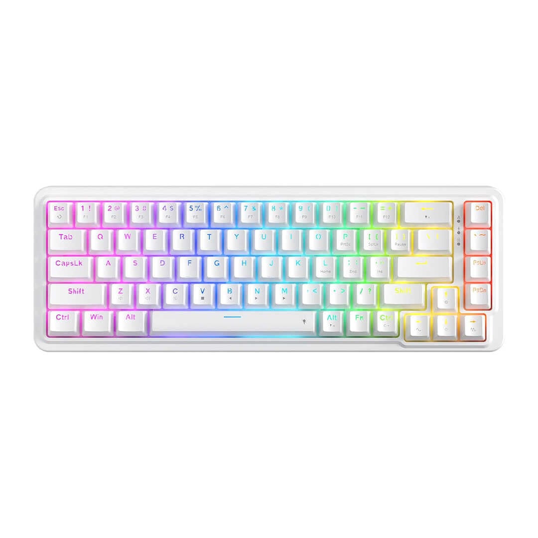 Redragon NOVA K709W 68 Keys Wired Keyboard – White