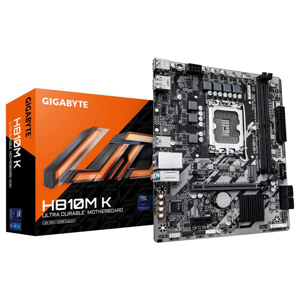 Gigabyte H810M K Intel H810 LGA1851 DDR5 Micro-ATX Motherboard