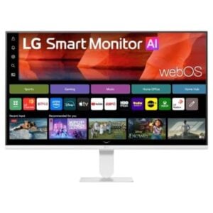 LG 27" LG Smart Monitor AI U5s, Full HD IPS Monitor for Streaming with webOS - 27U511SB-W