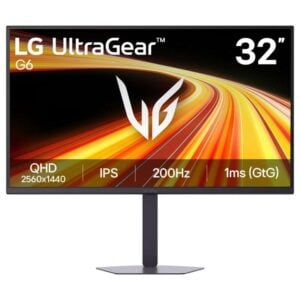 LG 32" 32G620B-B.AMAQ UltraGear™ G6, QHD 200Hz Gaming Monitor