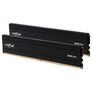 Crucial Pro 64GB (2x32GB) DDR5-5600 Desktop Memory Kit, Black