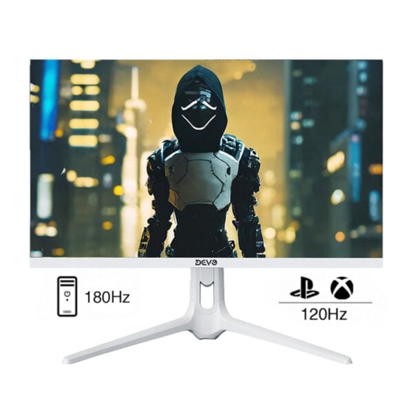 Devo DQI27180W 27-inch QHD 180Hz Fast IPS Gaming Monitor - White