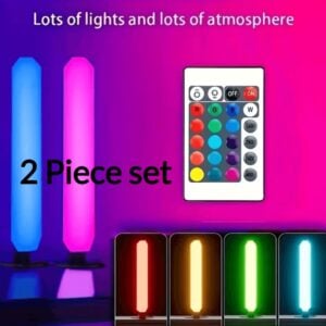 LED Strip Lights for Setup with 16 Colors Controllable (2 Pcs)