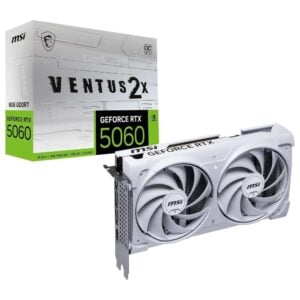 MSI GeForce RTX 5060 VENTUS 2X OC White 8GB GDDR7 Graphics Card