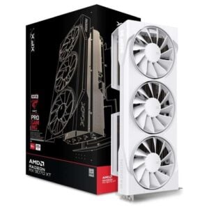 XFX Swift AMD Radeon RX 9070 XT 16GB Graphics Card White