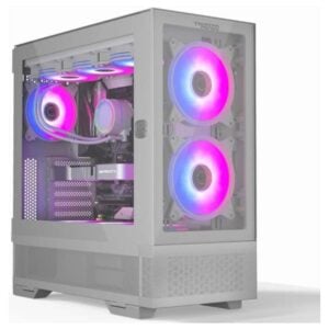 Twisted Minds Minimalist - 04 Mid Tower Gaming Case - White - TM-X5-W